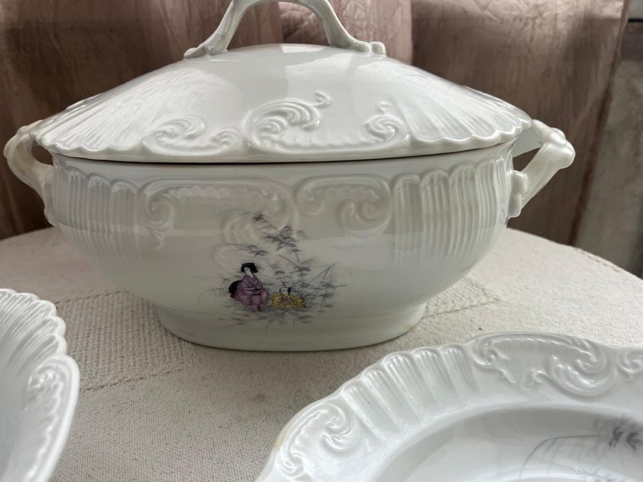 Serviço de jantar Vista Alegre N32 modelo japones Otaru