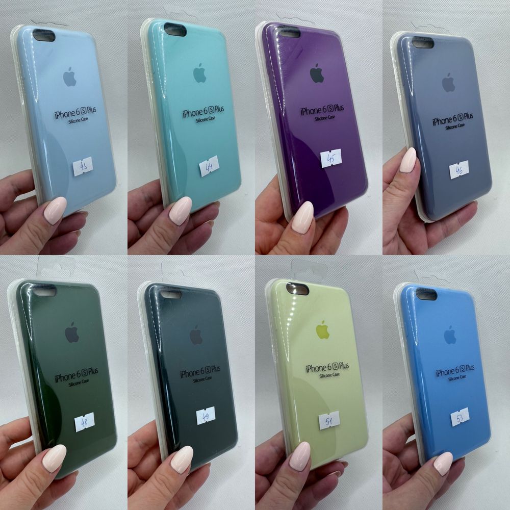 Чехол Silicone case для айфон 6s plus плюс накладка iPhone