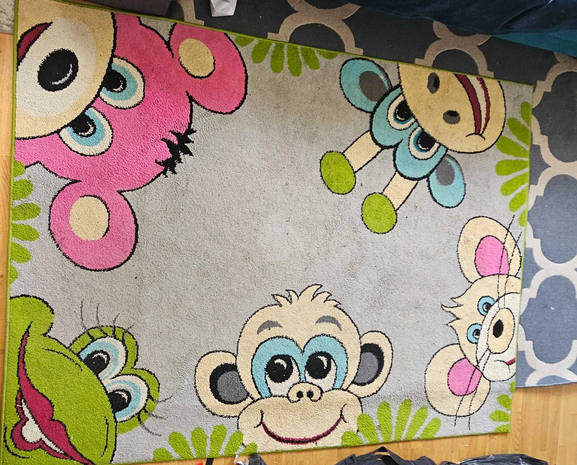Dywan dziecięcy, zoo, zwierzęta, 160x220