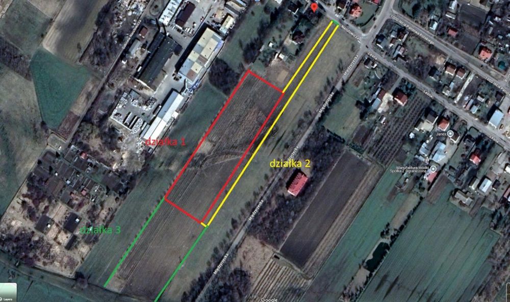Sprzedam działkę pod zabudowę wielorodzinną w Łosicach