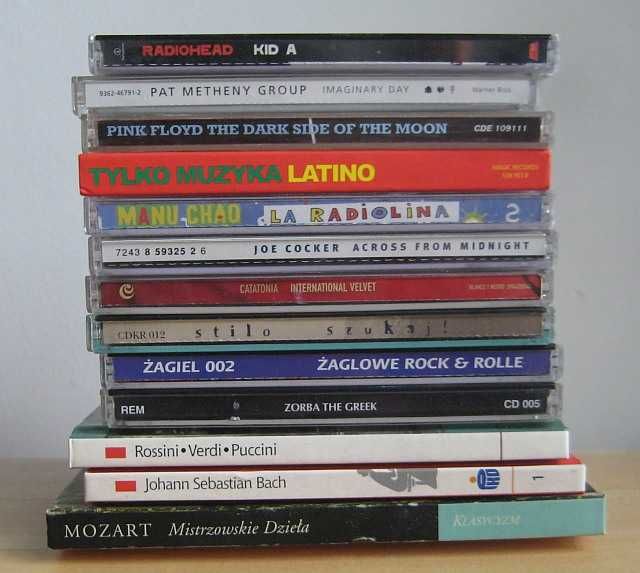 CD z muzyką Metheny, Manu Chao, Cocker, Catatonia, poważna, filmowa