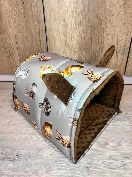 Duży domek wodoodporny XXL dla królika do klatki