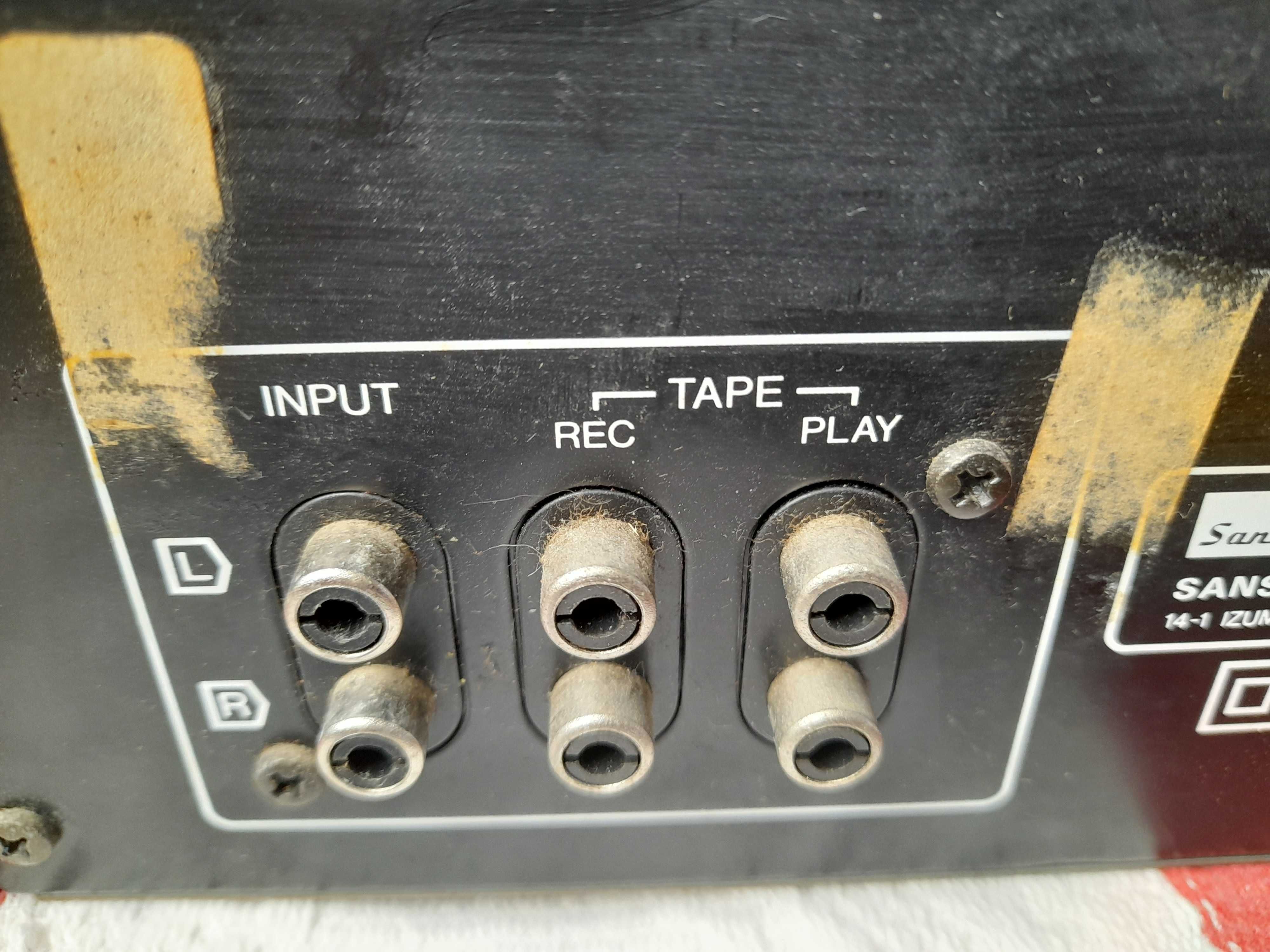 Equalizador Stereo  SANSUI  SE 7 preto vintage  Não funciona  (peças)