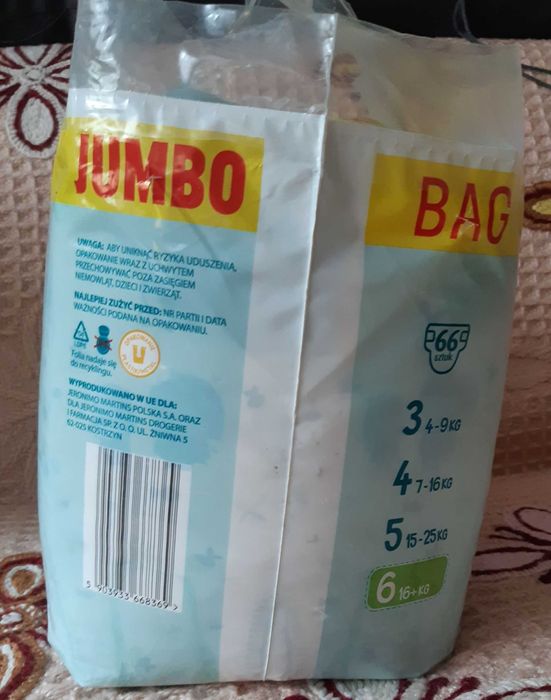 Dada 6 extra soft Jumbo bag 66 szt.