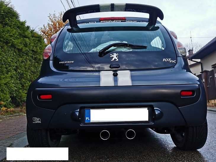 tłumik końcowy wydech TOYOTA AYGO CITROEN C1 PEUGEOT 107