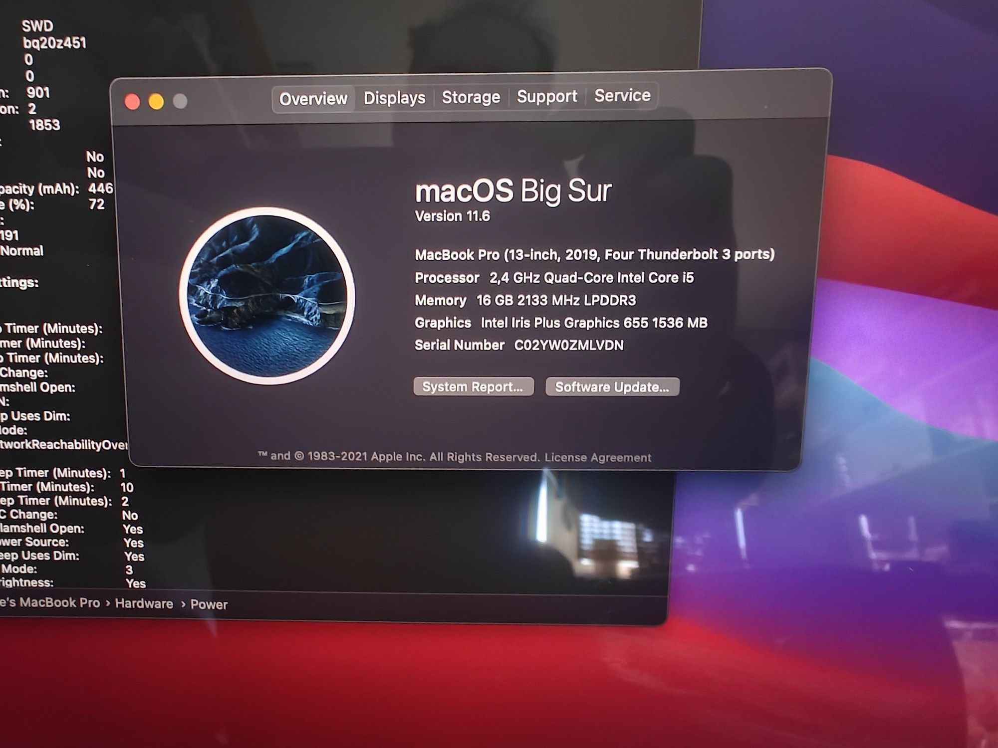 MacBook Pro 13.3 2019 (i5/16/256) A1989 Touchbar