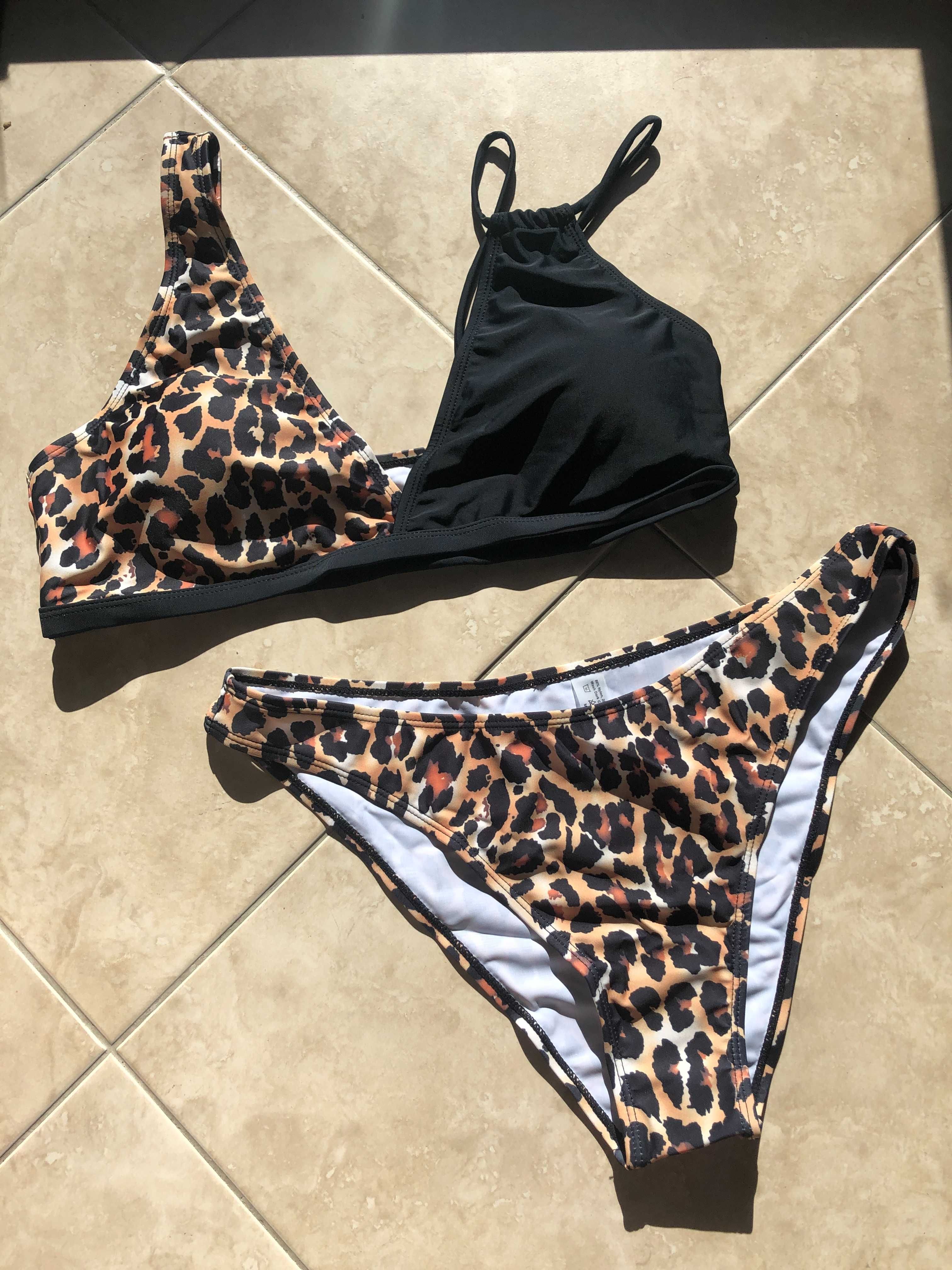 Conjunto de biquini leopardo