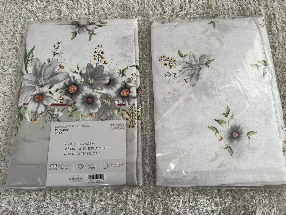 Jogo de cama estampado