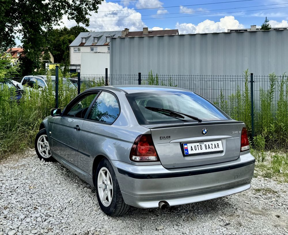 BMW E46 Compact* 1.8 Benzyna * Klima * Parktroniki * 2005* MegaStan