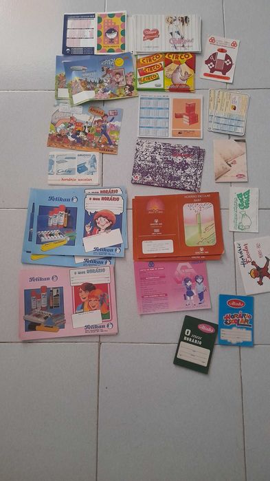 Coleção Horarios Escolares Vintage