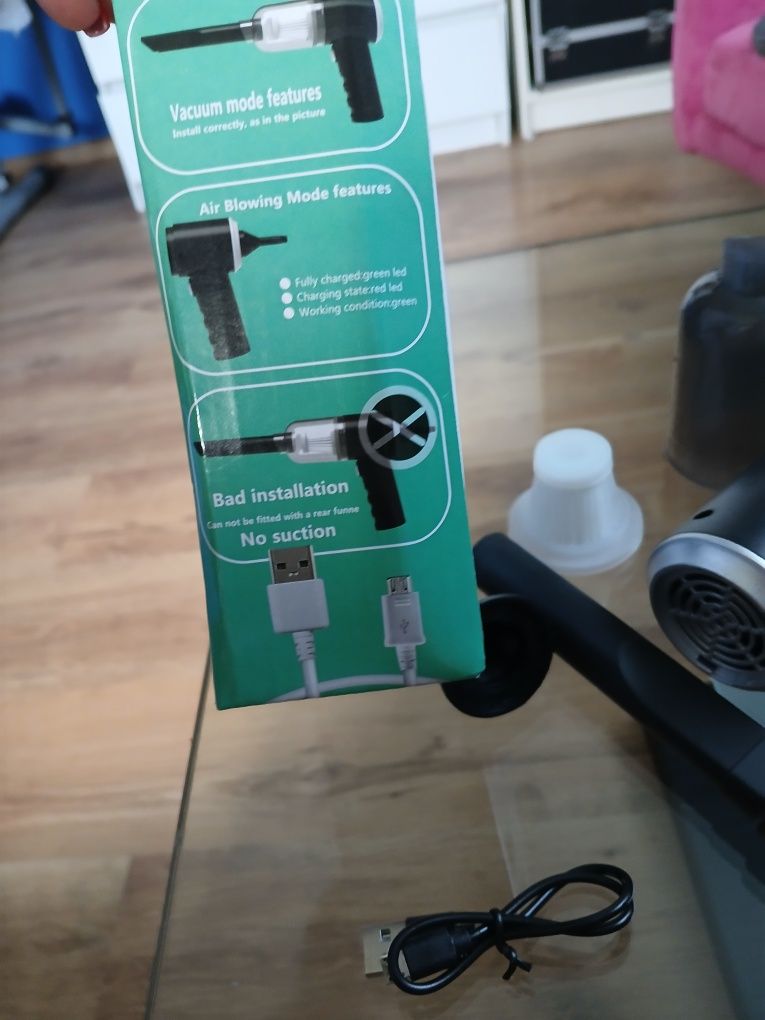 Mały odkurzacz na usb