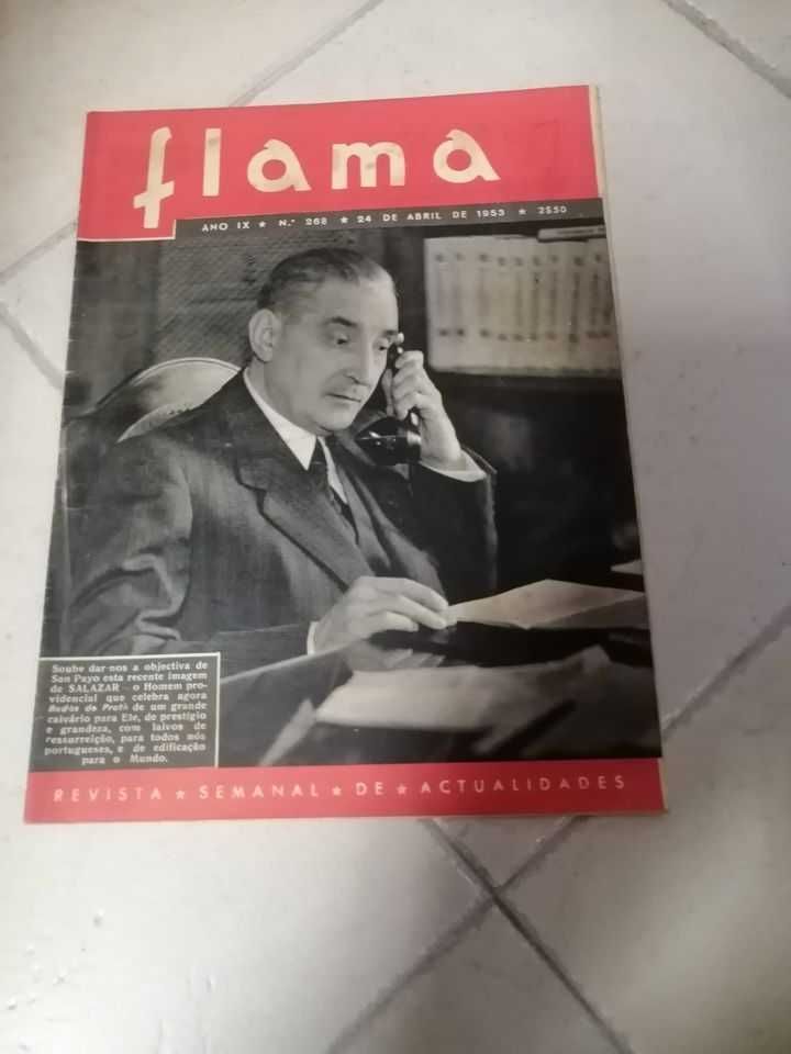 Revista Flama anos 60 Dr. Oliveira Salazar