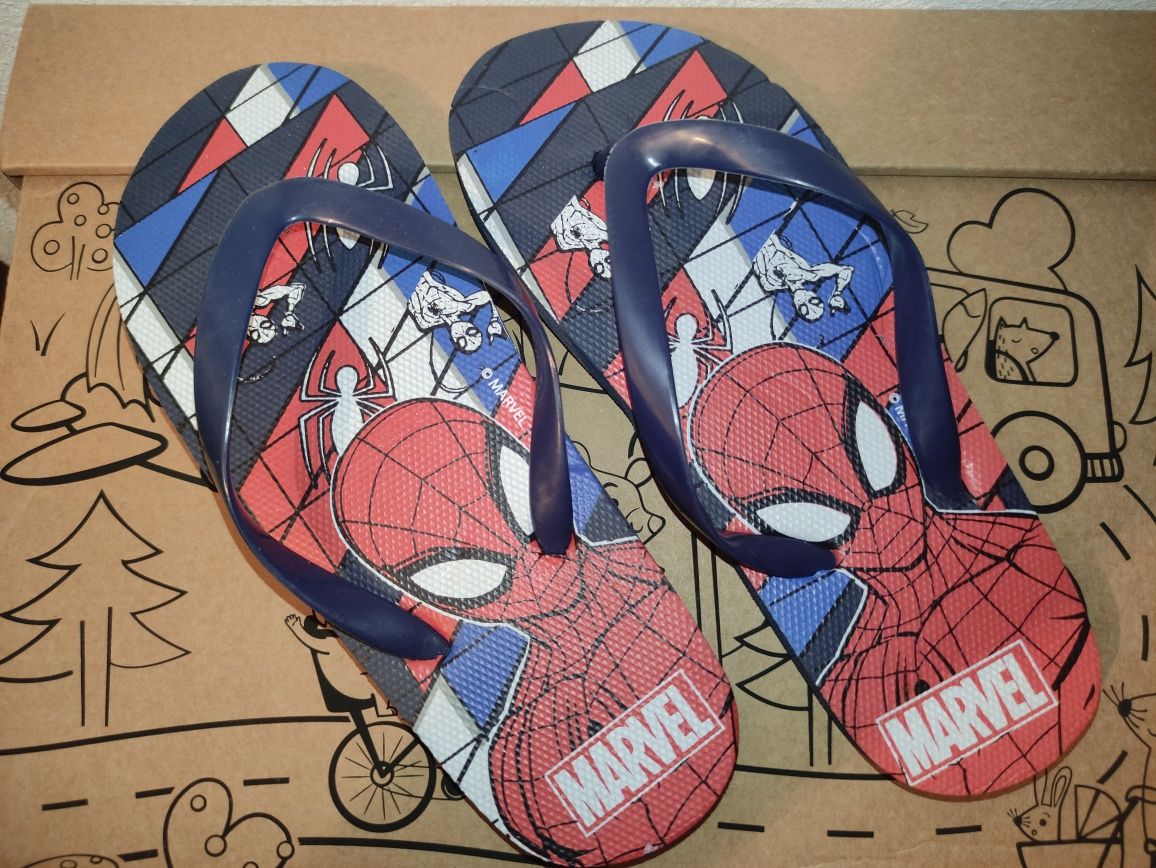 Klapki Marvel spiderman Roz.31  japonki wodoodporne, kapcie, buty