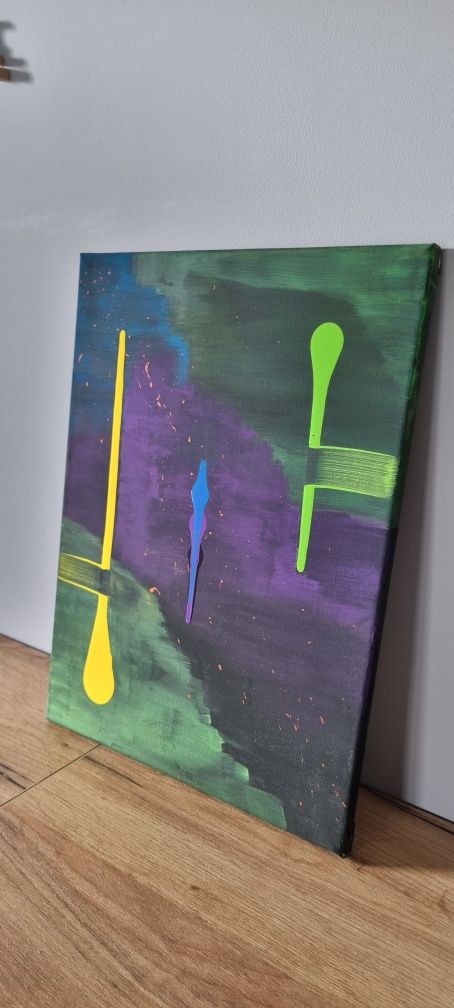 Obraz akrylowy. Abstrakcja 30x40cm