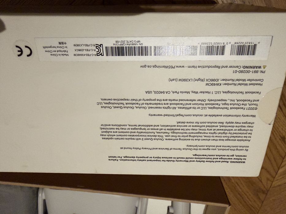 Sprzedam okulary VR Quest 2 - 128 GB