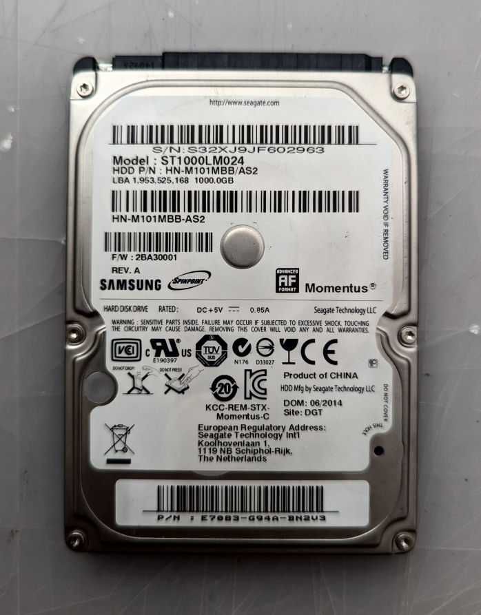 Disco interno para computador portátil 1 TB