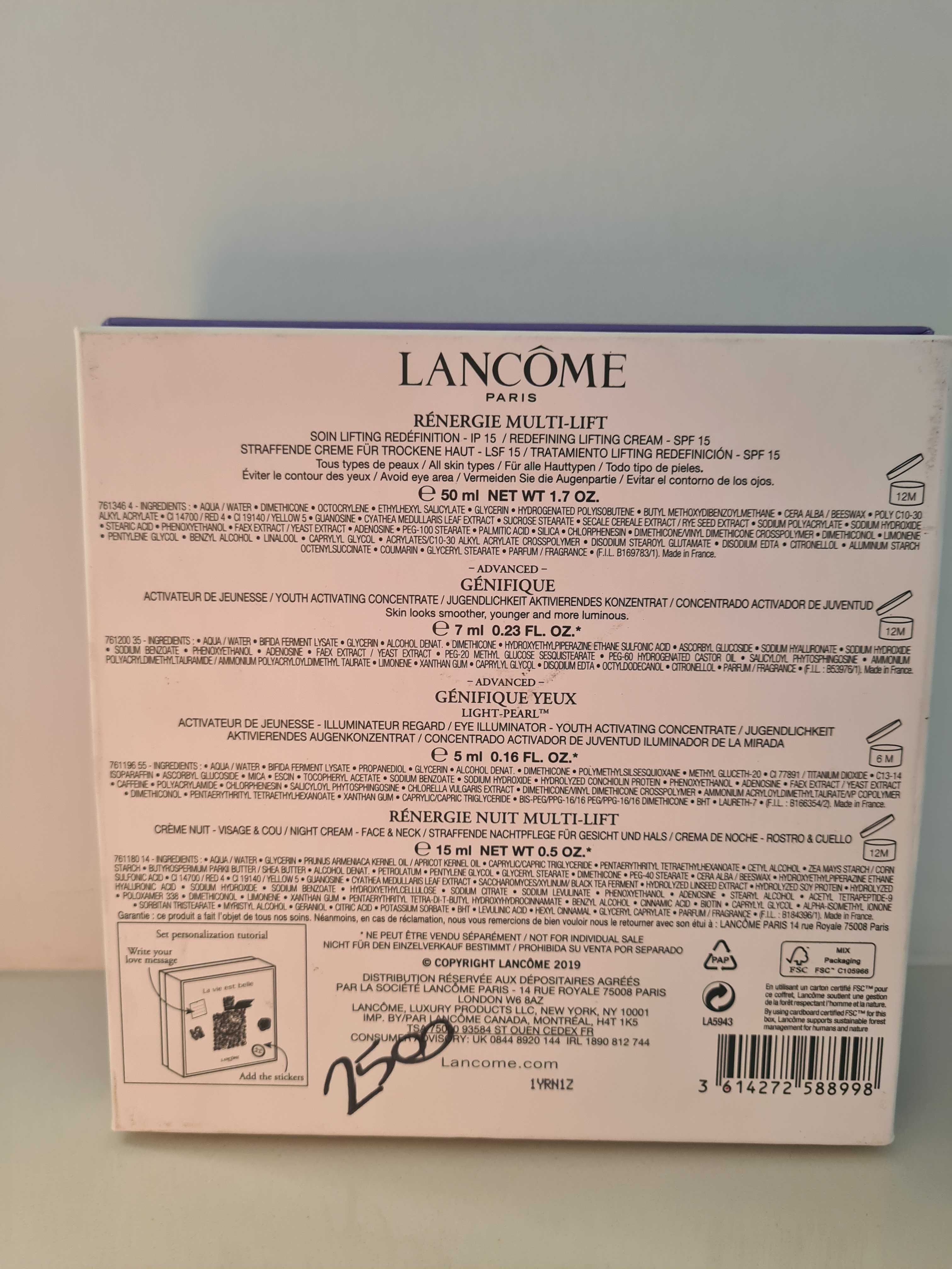 Lancome Renergie Multi-Lift zestaw liftingujacy dla skory suchej