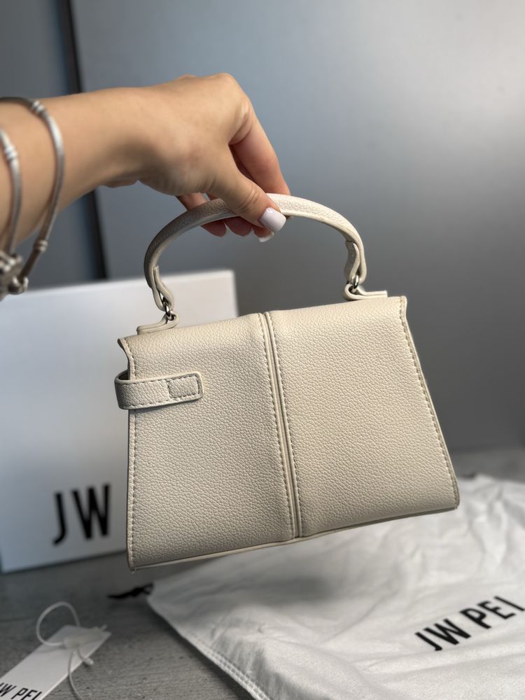 Сумка жіноча jw pei Elise Top Handle Bag White