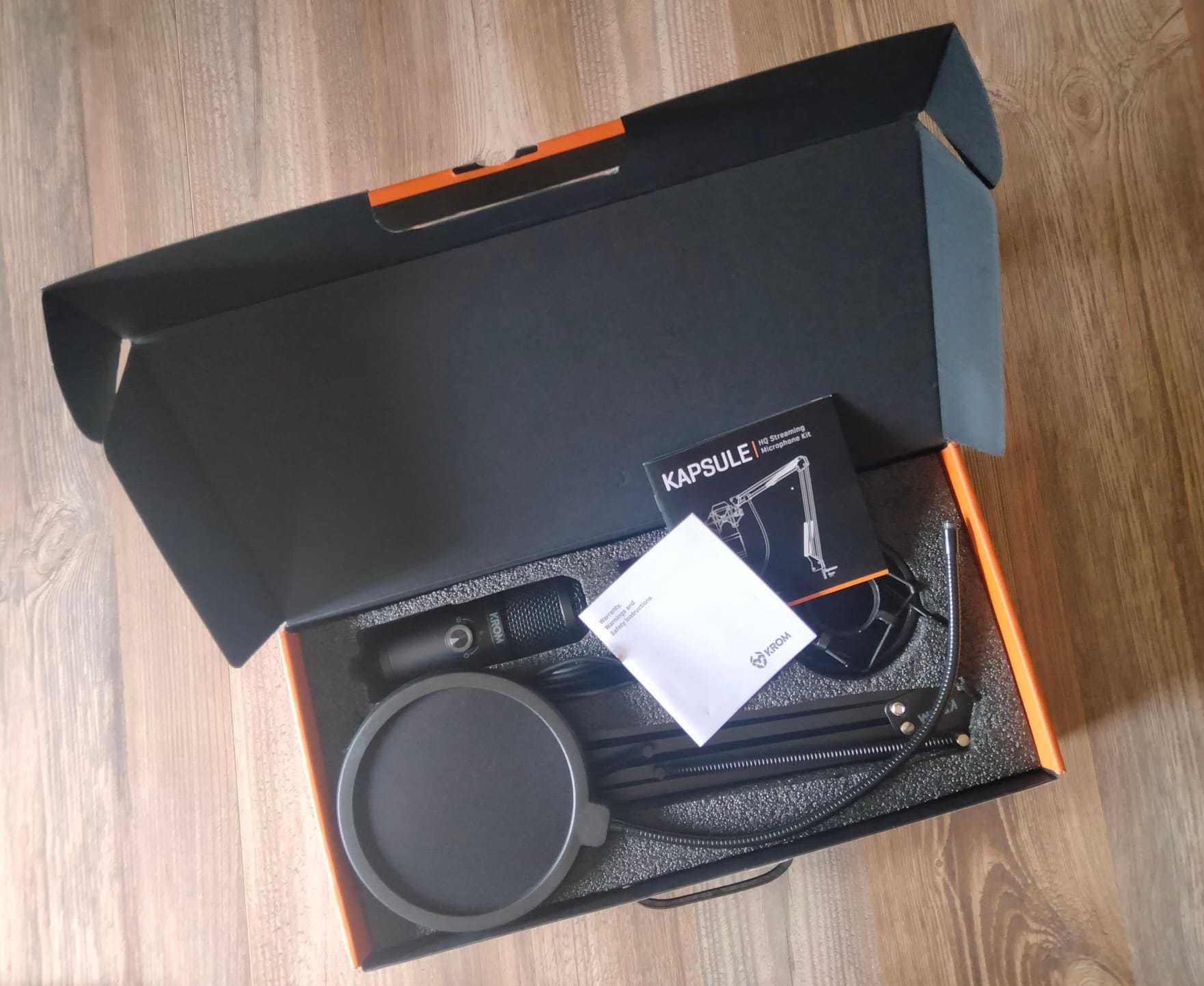 Krom Kapsule – Microfone Profissional USB - Nunca usado!