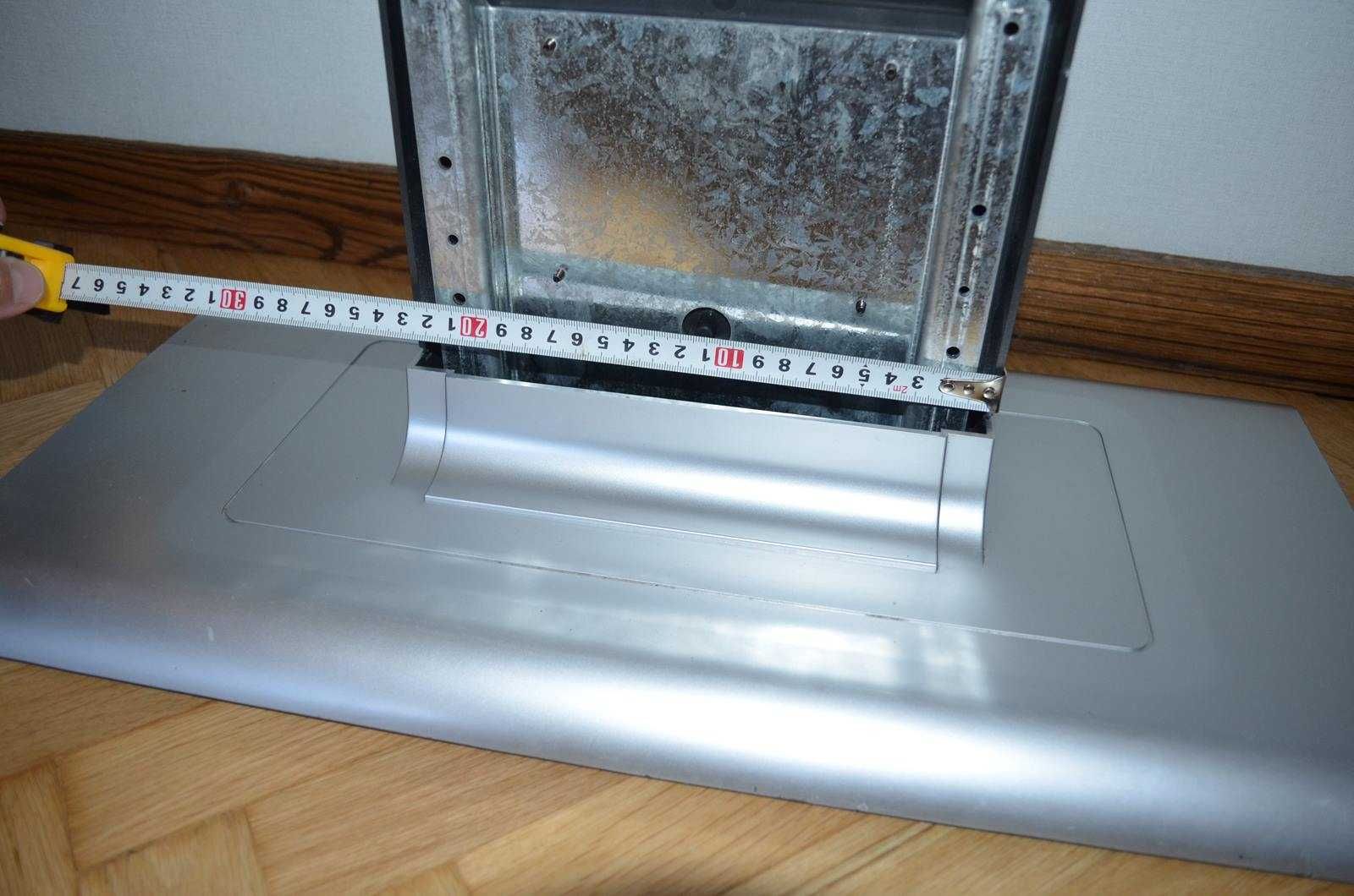 Noga podstawa duża ciężka do TV lub monitora srebrna ładny stan 54x28