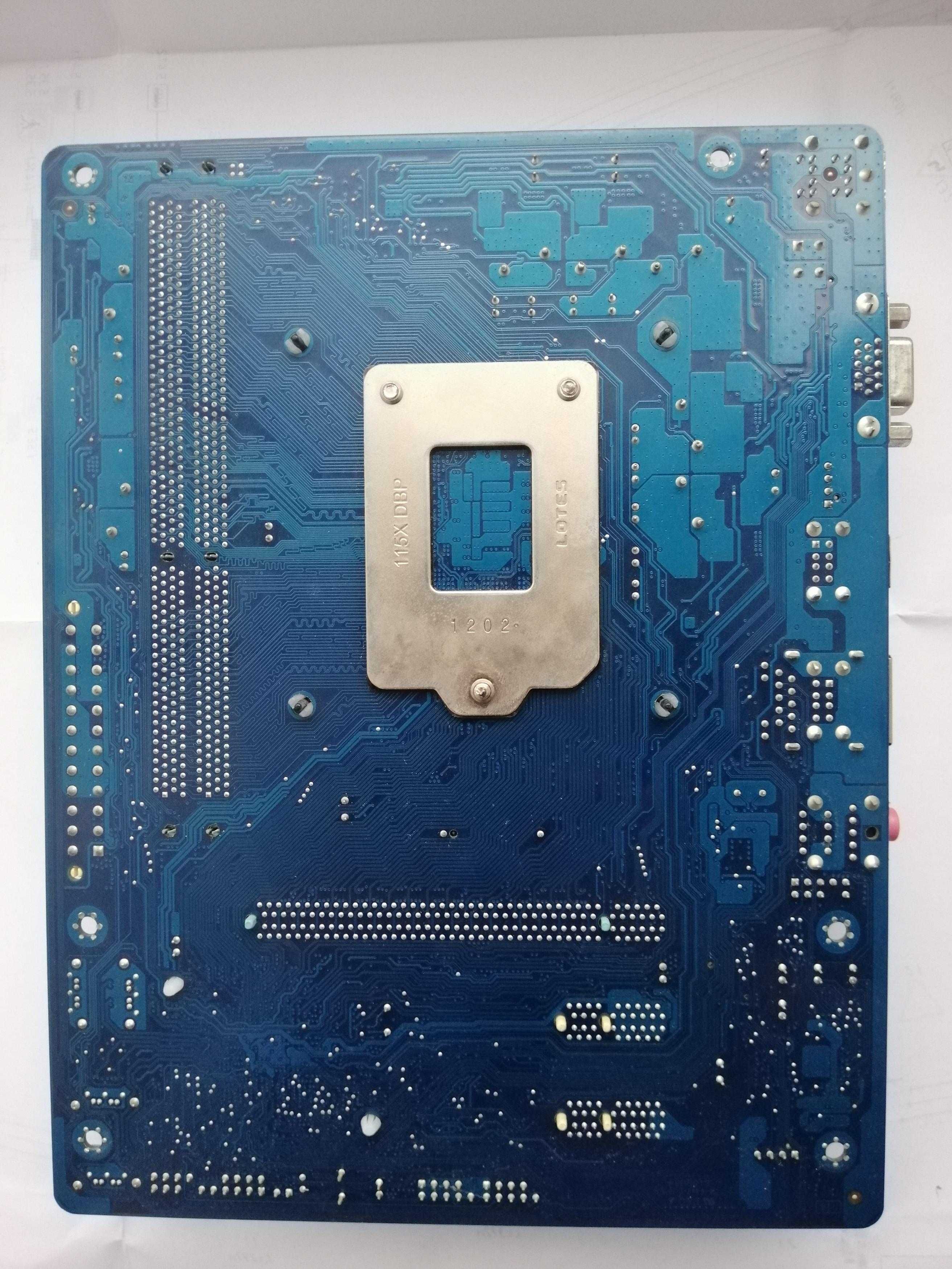 Материнська плата GIGABYTE GA-H61M-S1 + Intel Pentium G850 + кулер