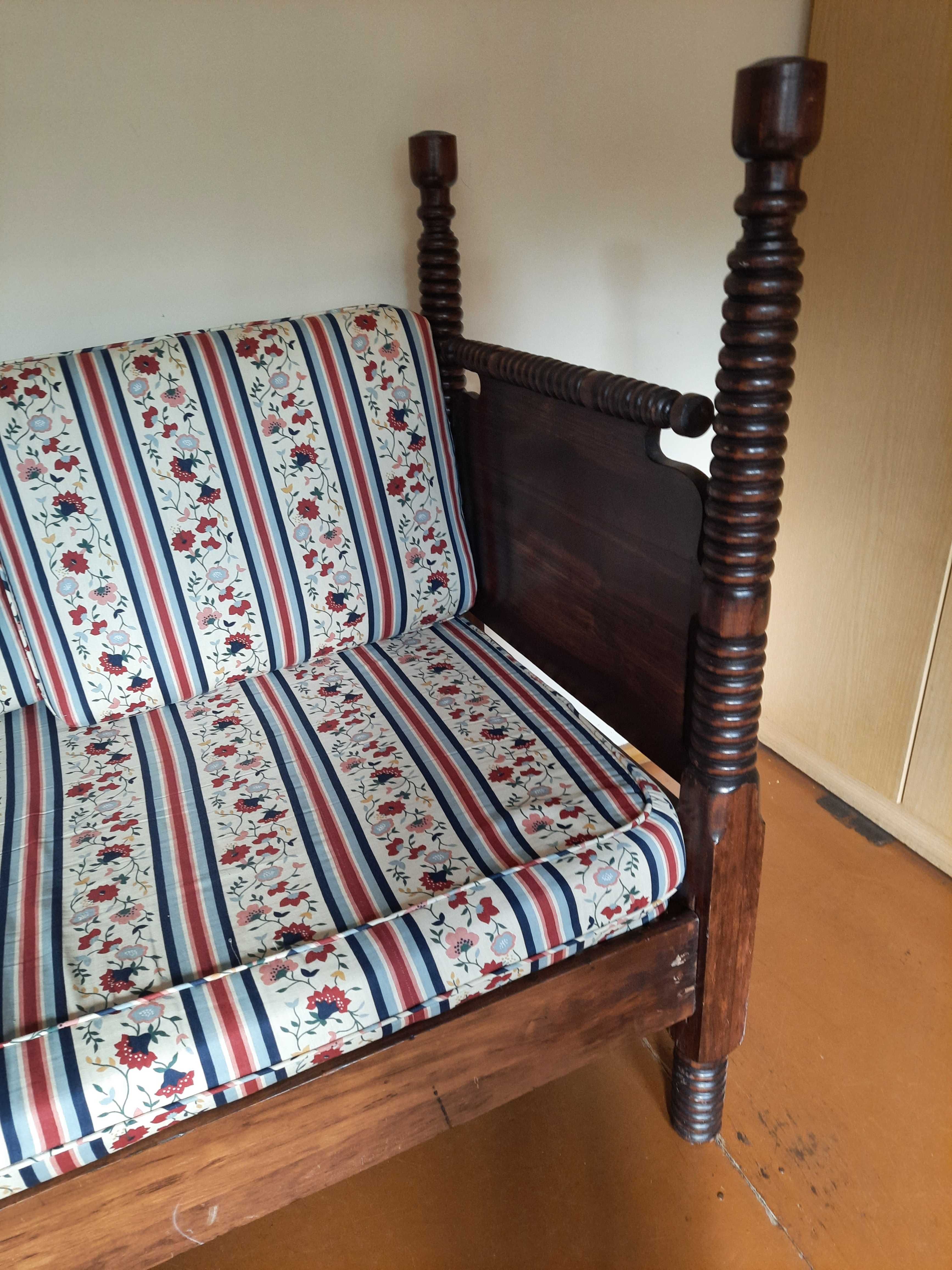 Rustykalna sofa/łóżko jednoosobowe