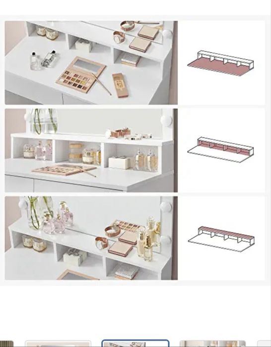 Toucador com Espelho e Luz Led