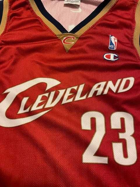 Koszulka koszykarska Cleveland Cavaliers #23 LeBron James Champion XL