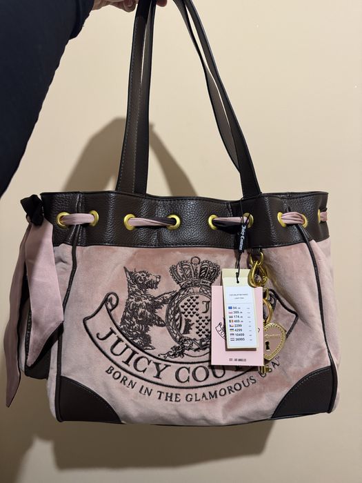 Torebka juicy oryginalna markowa różowa luksusowa