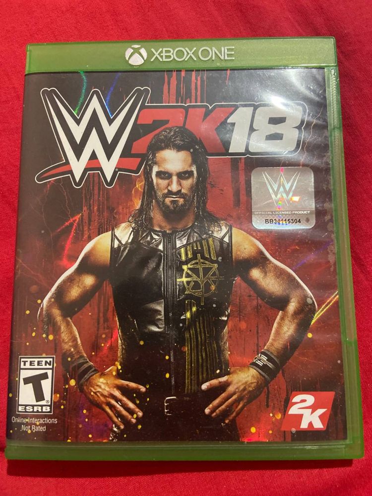 WWE 2k18, xbox one/ xbox series