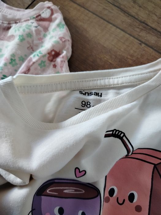 Zestaw koszulek dziewczęcych 92