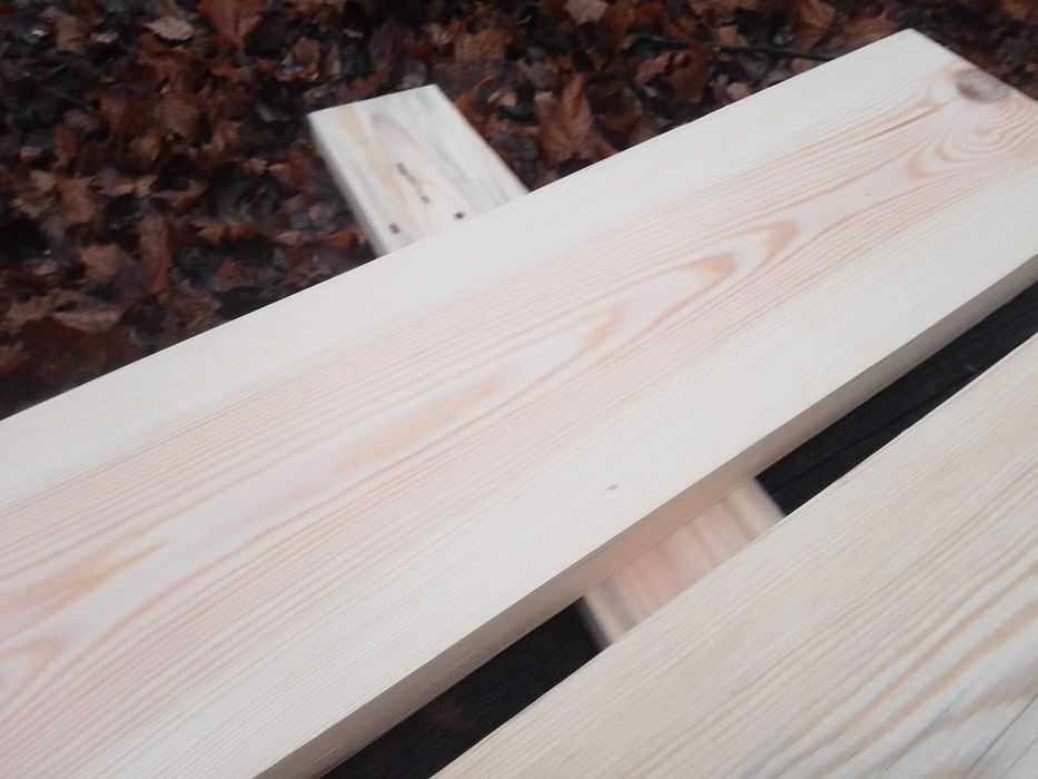 100x17x4 cm Blat drewniany, naturalny, heblowany