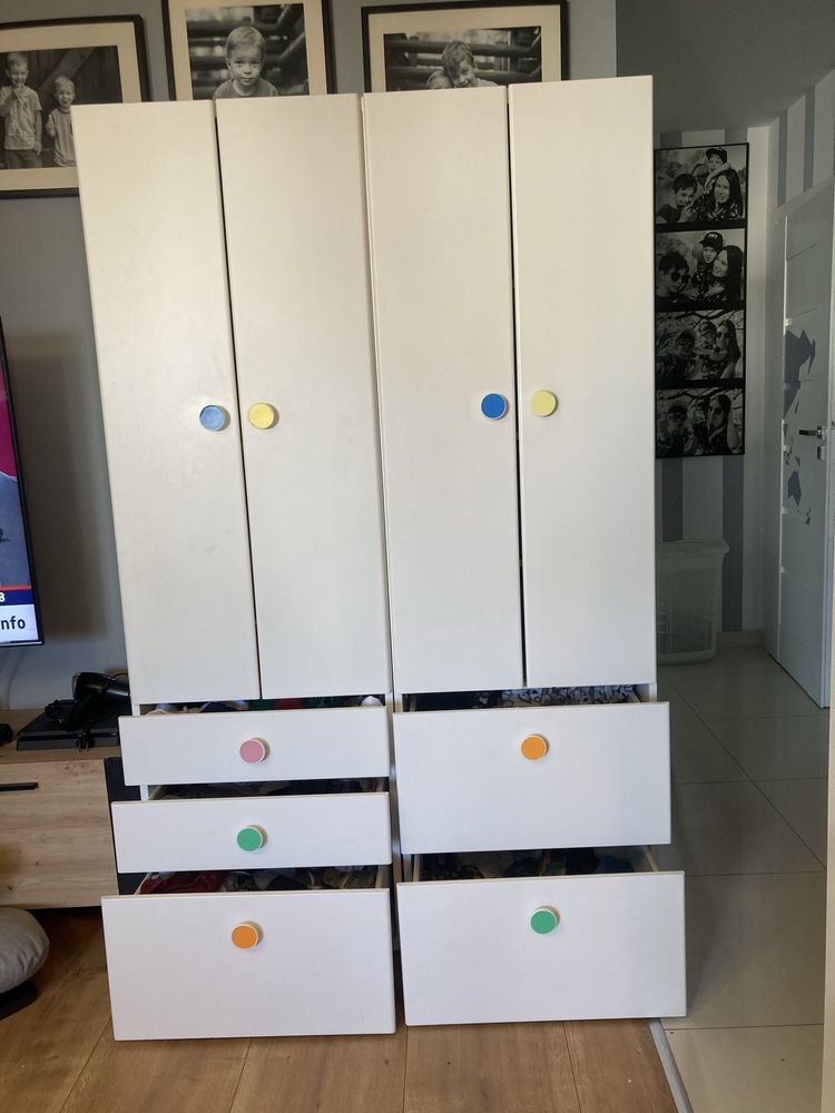 Białe szafy IKEA STUVA FOLJA 60x50x193cm