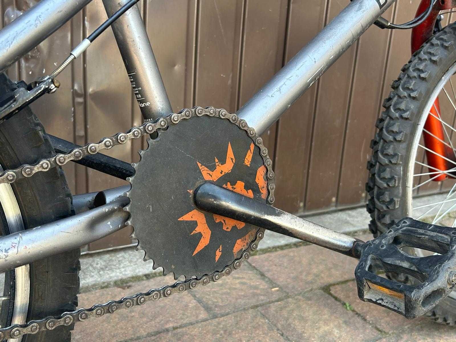 Rower BMX Btwin kolor szary