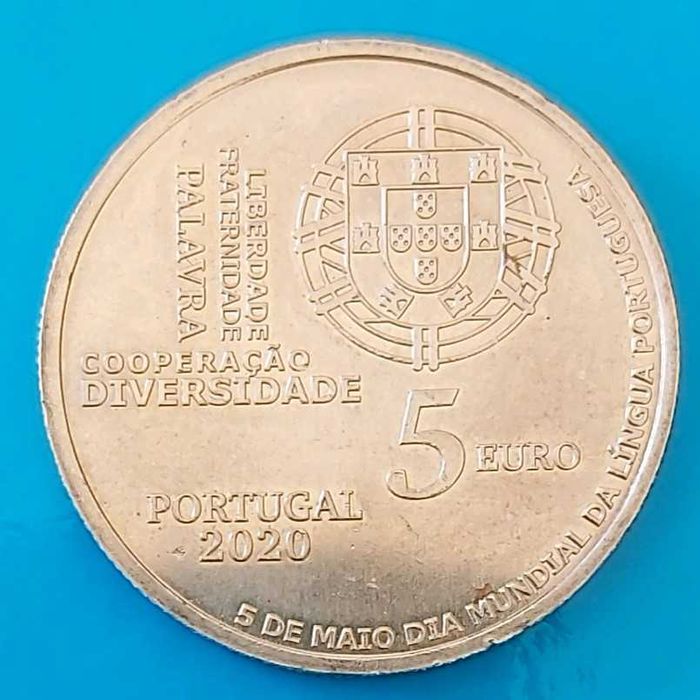 5 Euros de 2020, Portugal, Dia da Língua Portuguesa