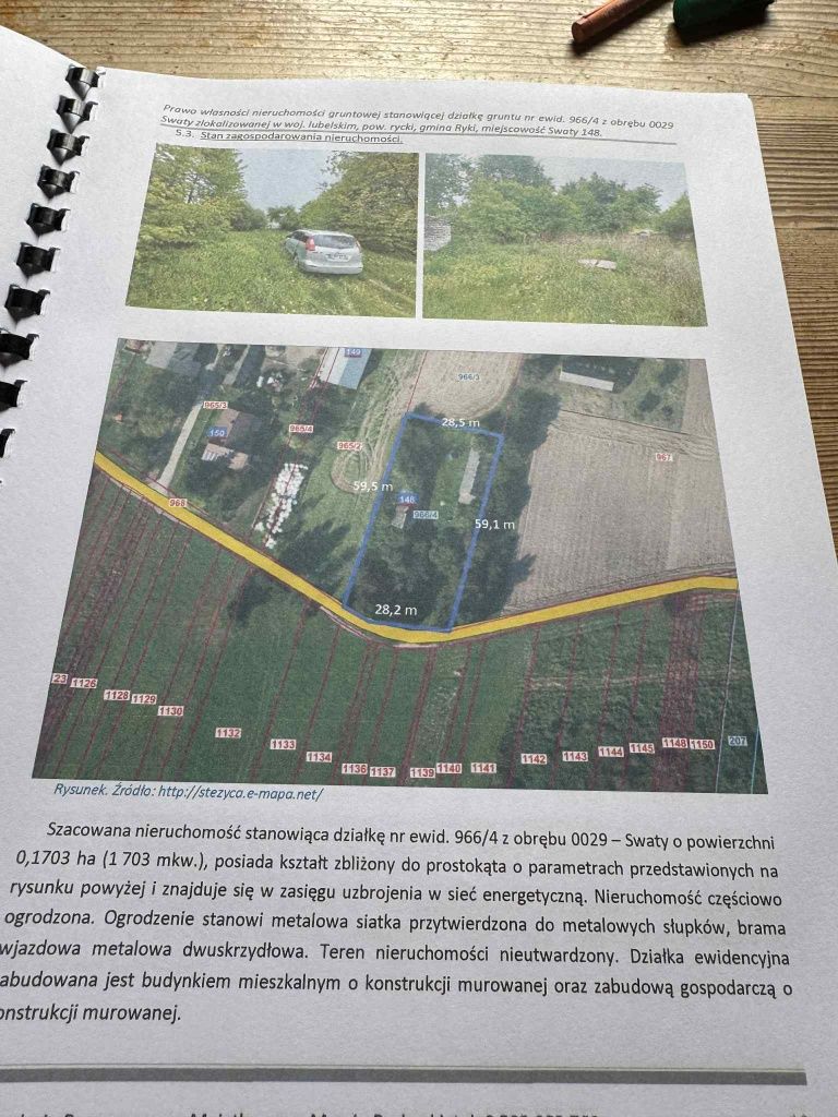 Działka budowlana 17 arów SWATY
