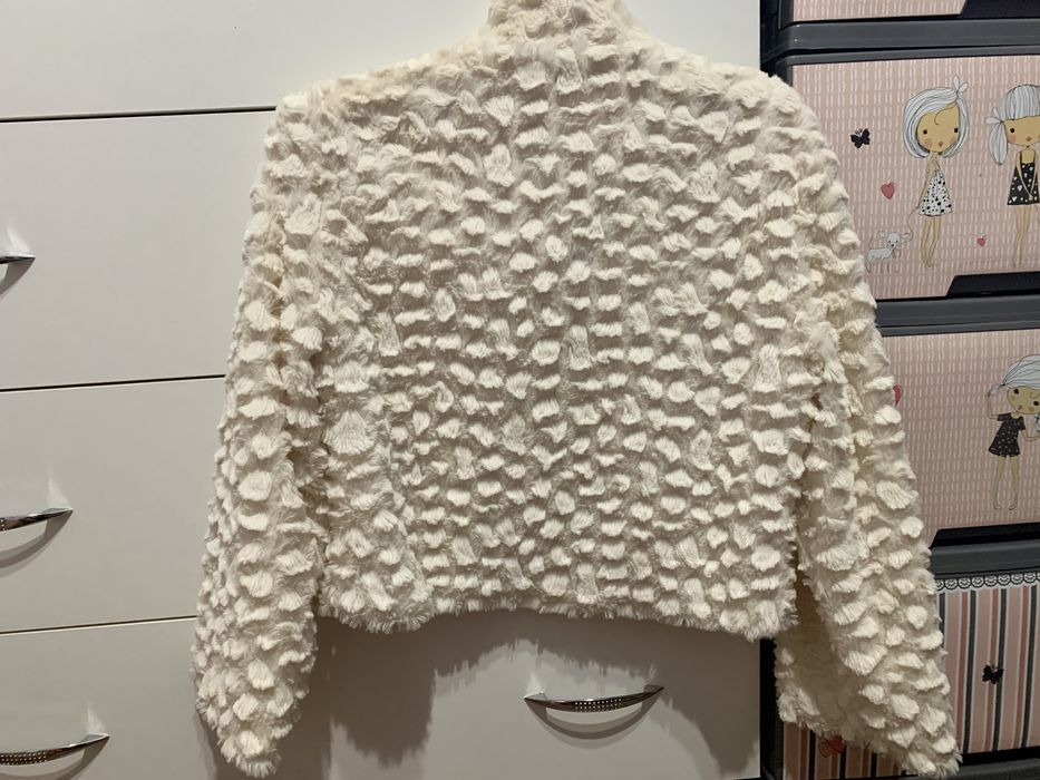 Болеро жіноче святкове накидка на весілля хутро 42 xs s