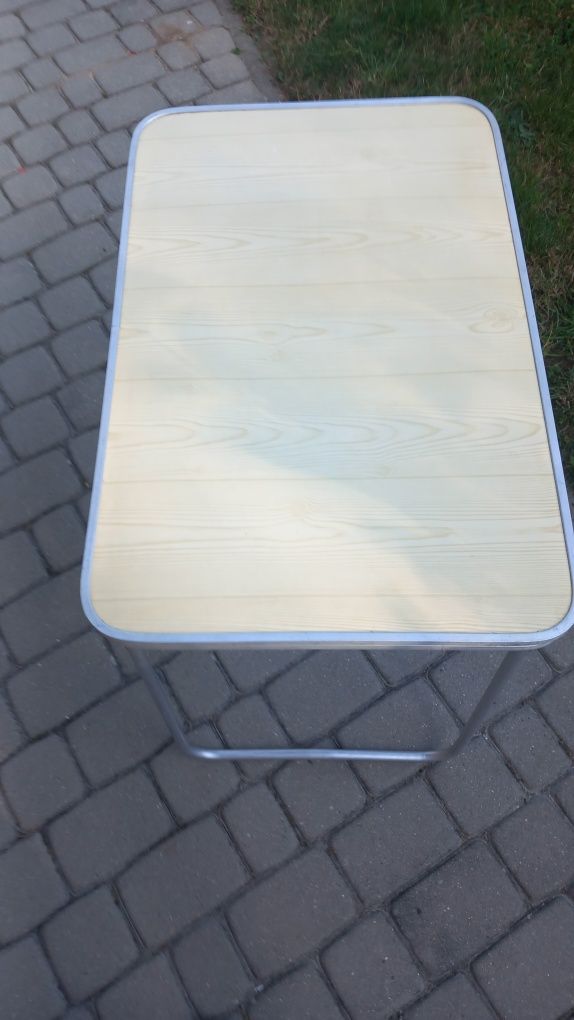 Stolik składany turystyczny (aluminiowy) PRL