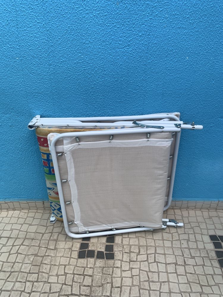 Espreguiçadeira 3 posições cabeceira