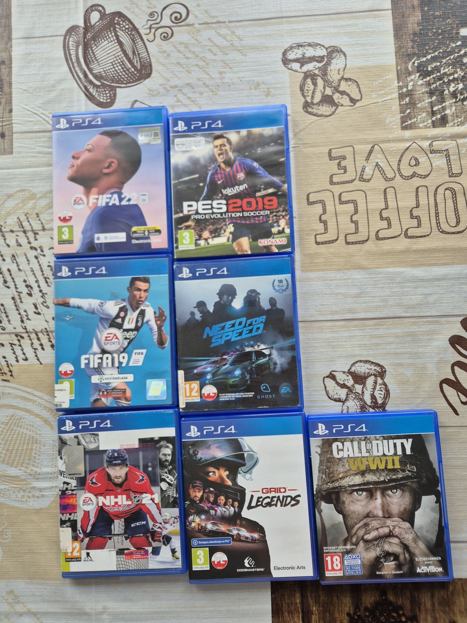 Zestaw gier do ps4, mogę sprzedać pojedynczo