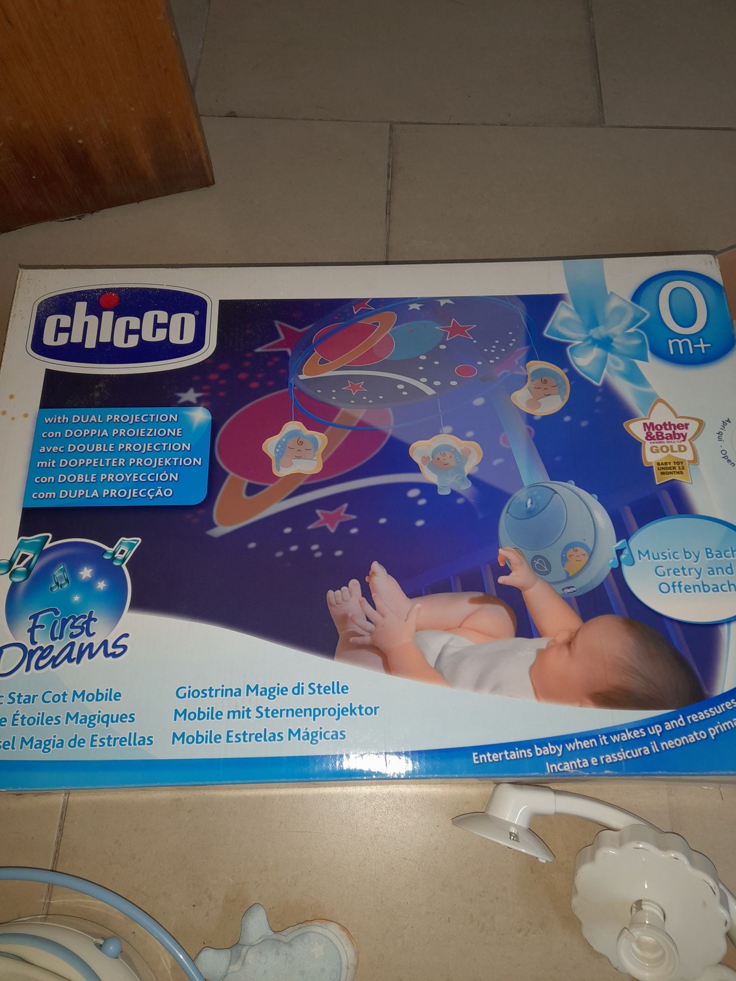 Projetor Chicco para cama do bebé