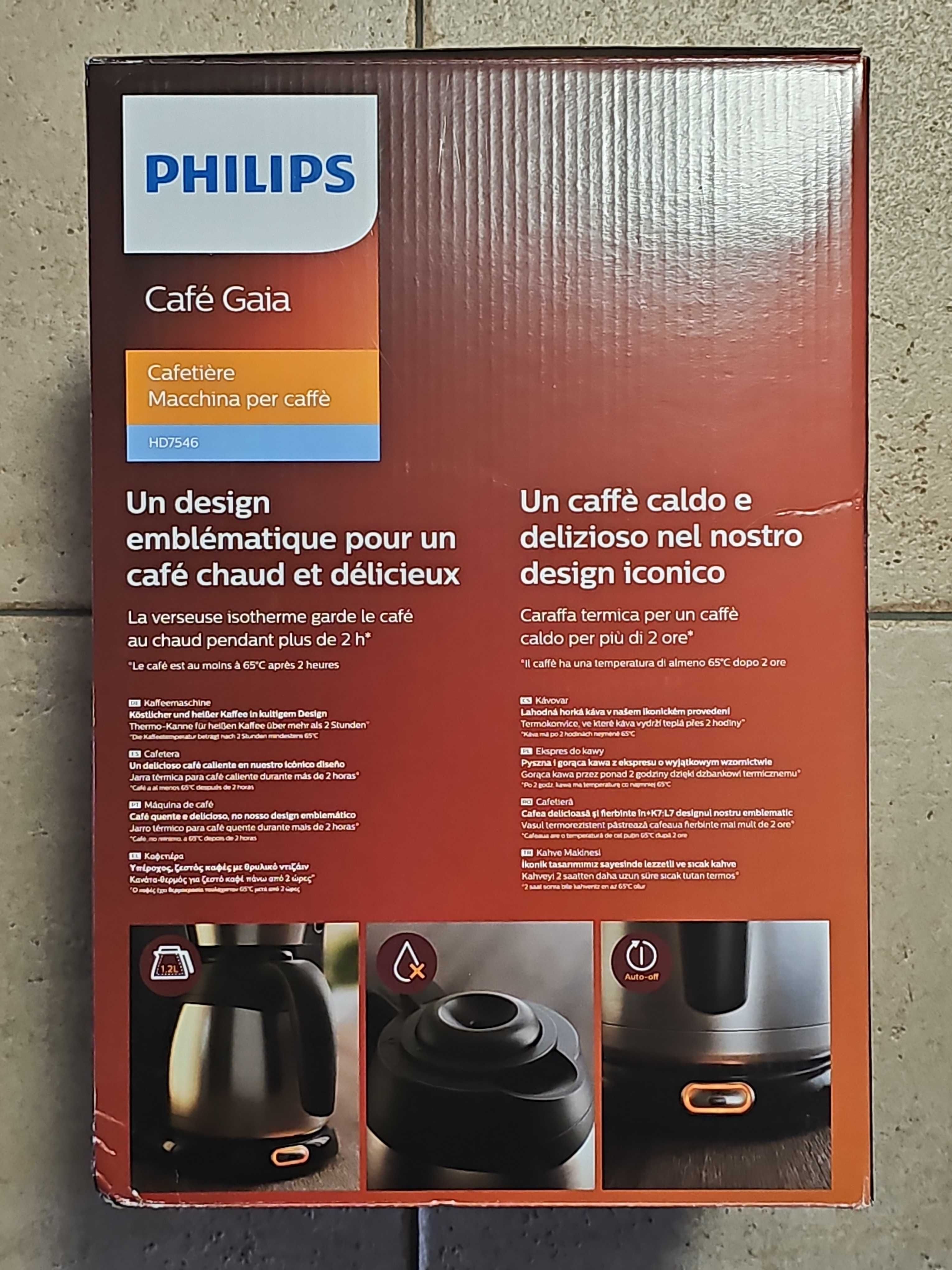 Ekspres PHILIPS Cafe GAIA HD7546/20 METAL