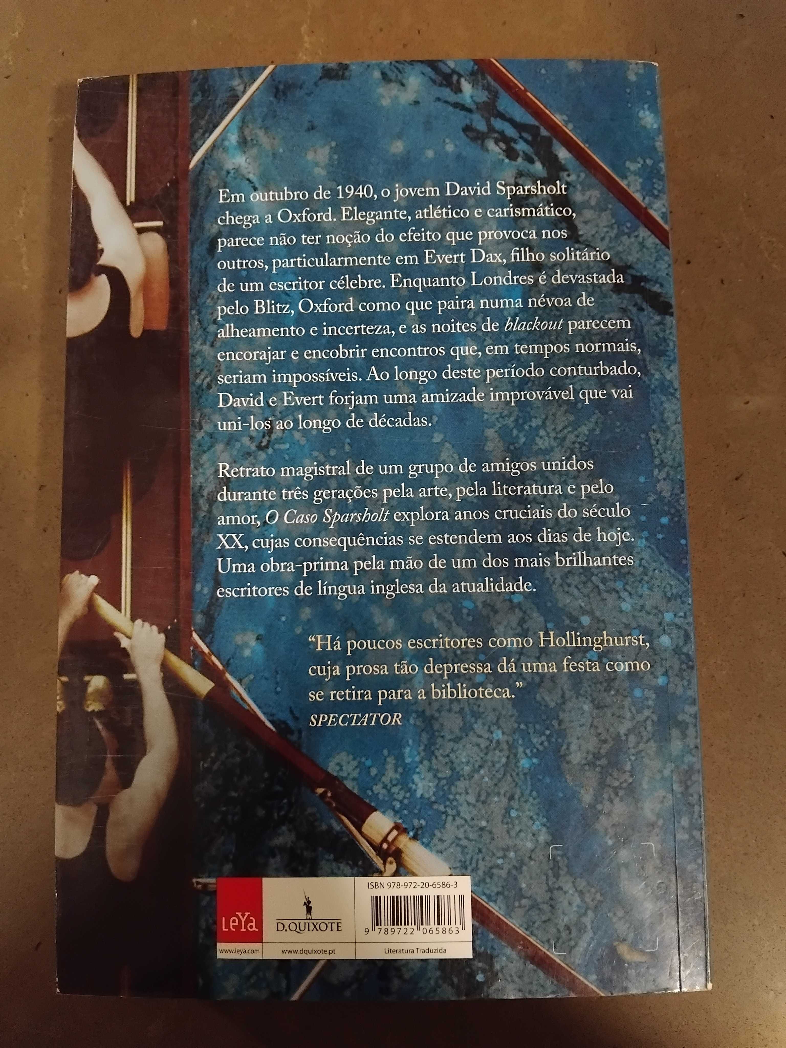 Livro novo o Caso de Sparsholt