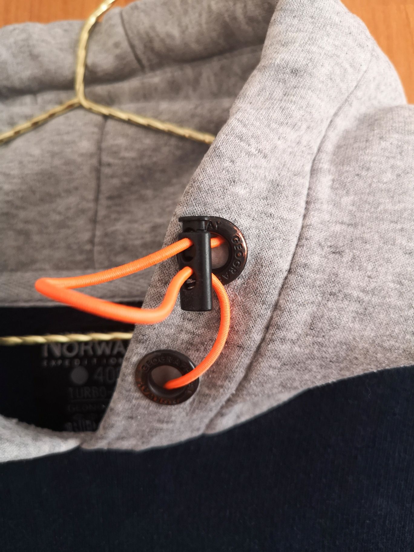 Geographical Norway Bluza męska młodzieżowa z kapturem r.S