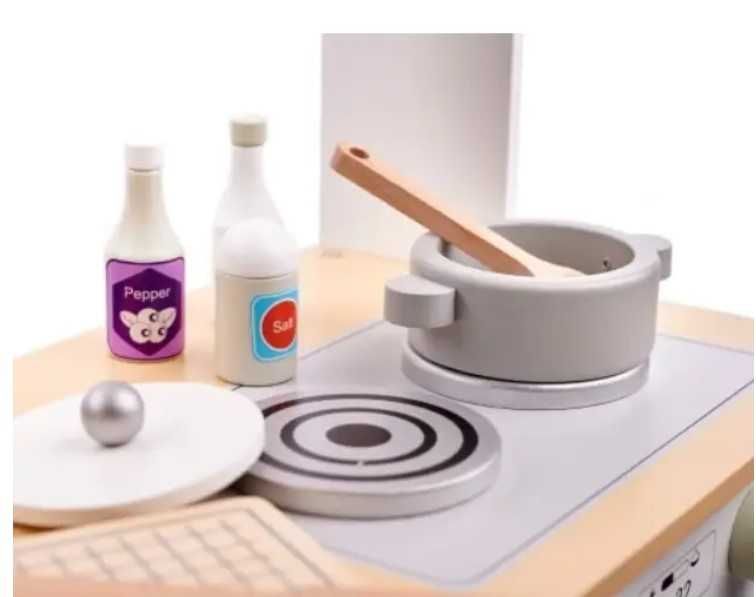 Дитяча кухня дерев'яна ігрова AVKO Парма + аксесуари