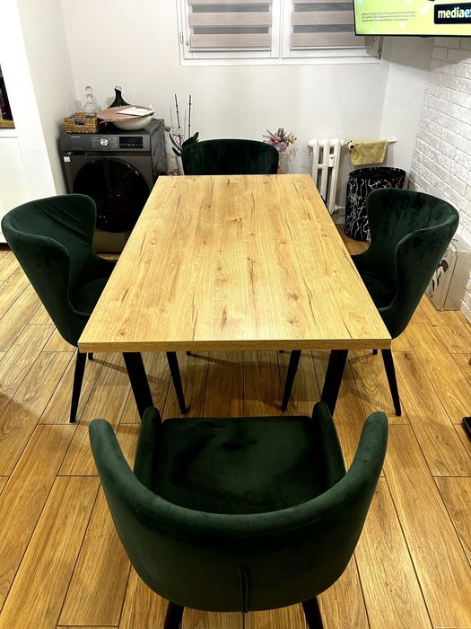 Stół do Jadalni Złoty dom 155x80 cm