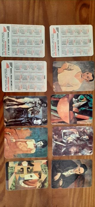10 calendarios 1986 Pablo Picasso