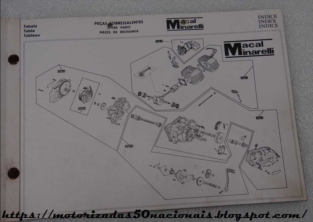 Catálogo Geral de Motores Minarelli (Motor Minarelli V1HL)