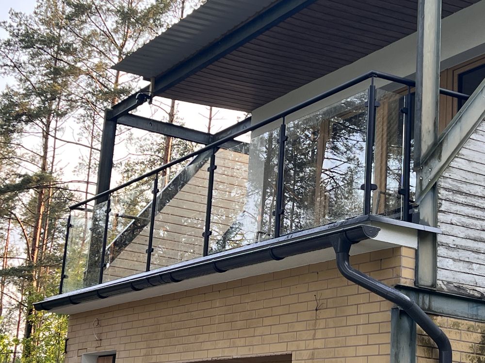Balustrady szklane