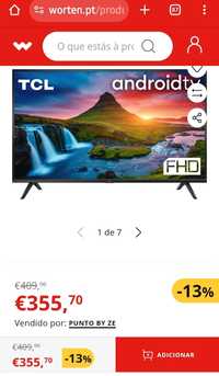 Televisão Android Cliente 40"